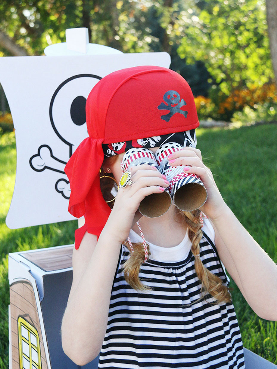 DIY Washi Tape Play Binoculars