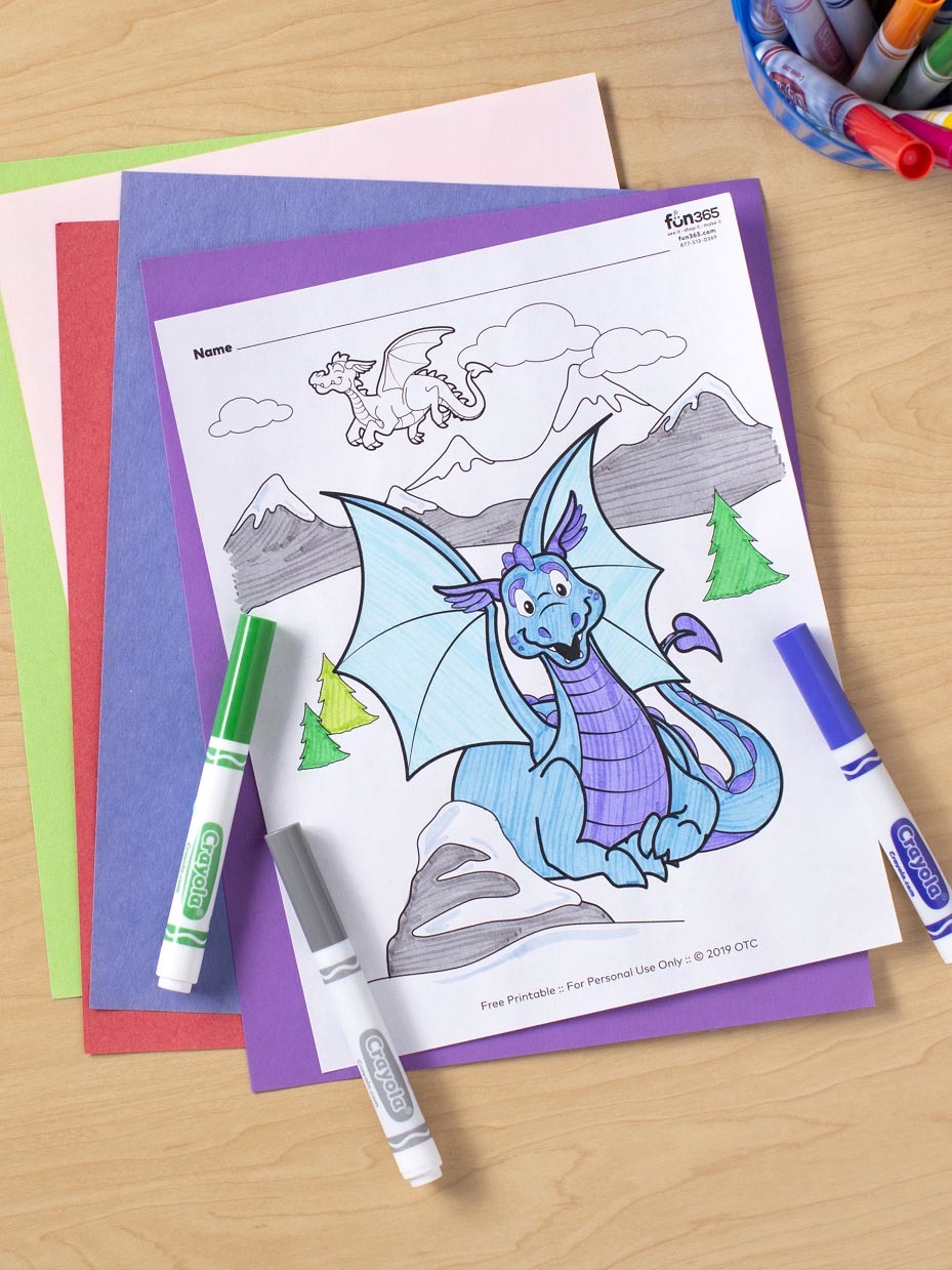 Winter's Knight VBS Coloring Page