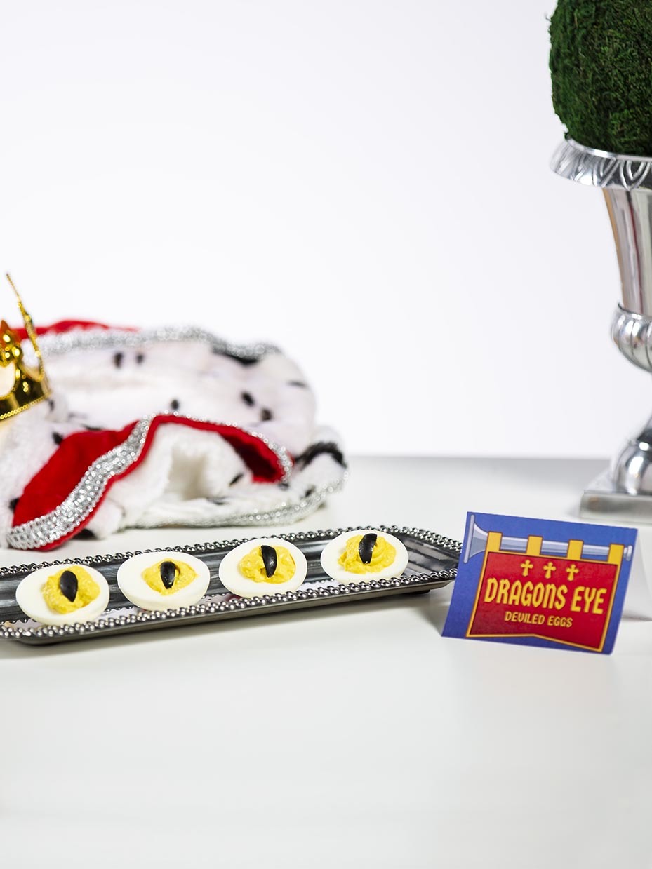 Dragon Eye Deviled Egg Snacks