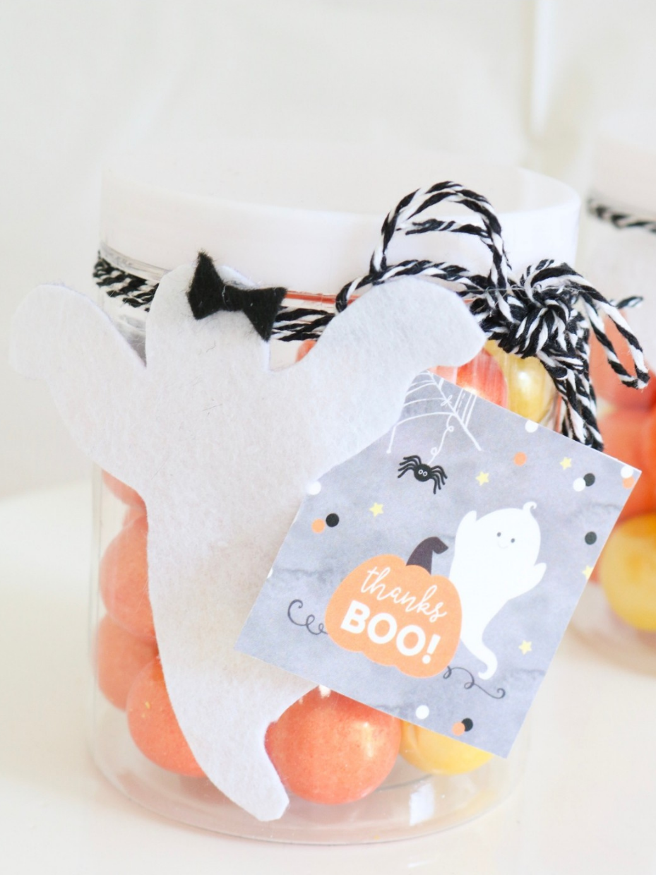 DIY Ghost Favor Jar