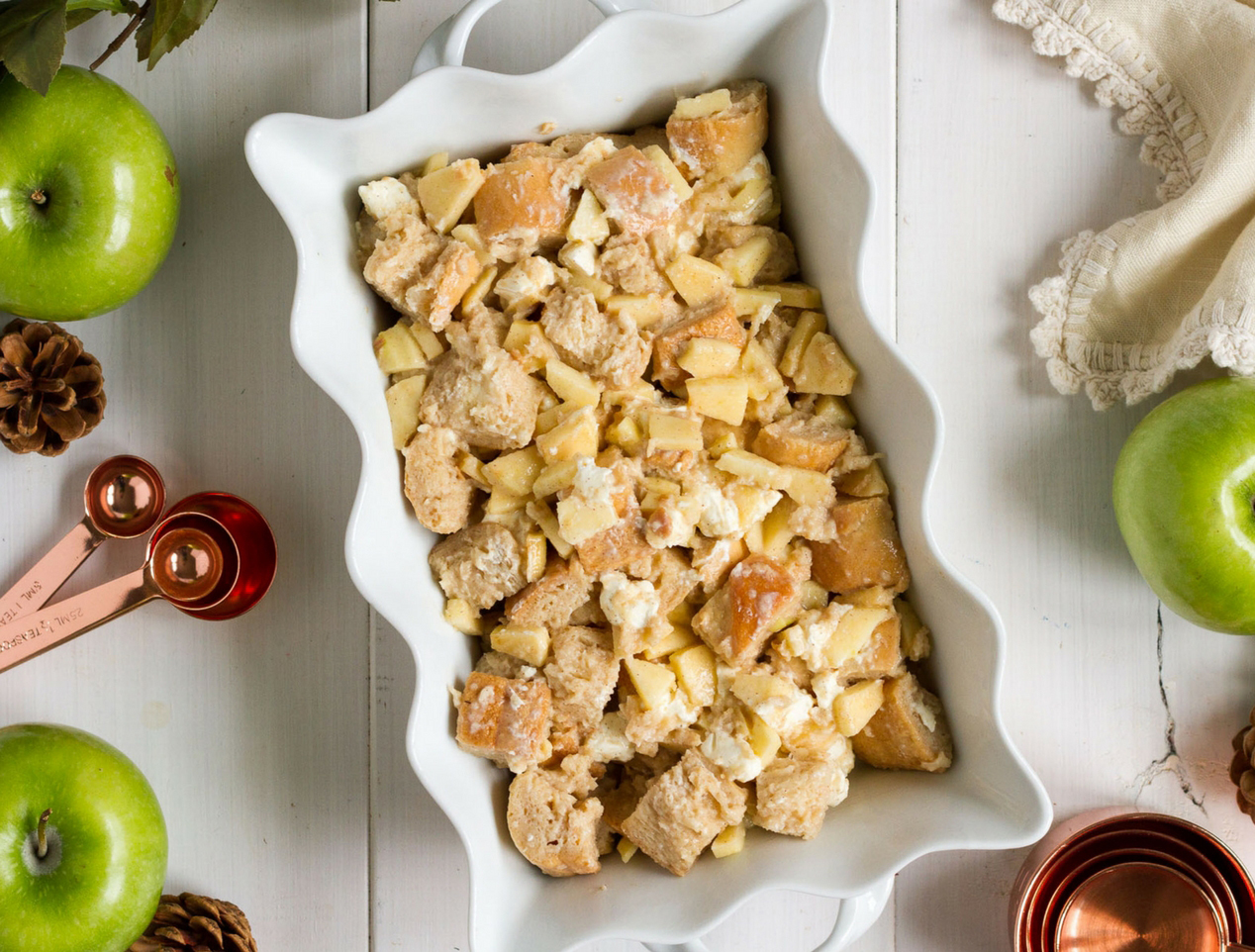 Apple Cinnamon Stuffed French Toast Casserole 