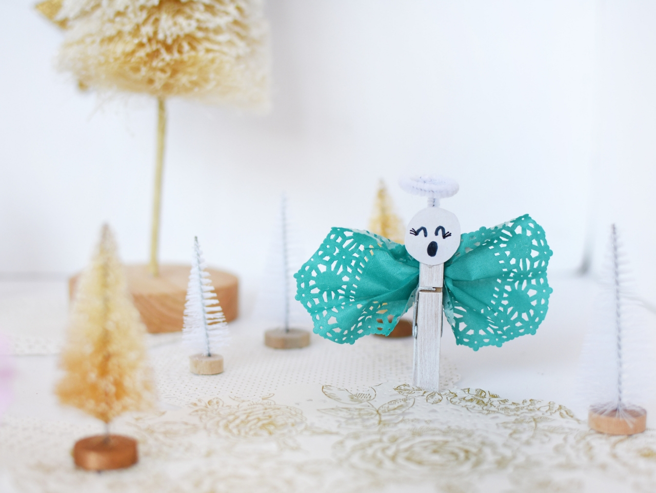 How to Make a Clothespin Angel (with Free Template) – Sustain My Craft Habit