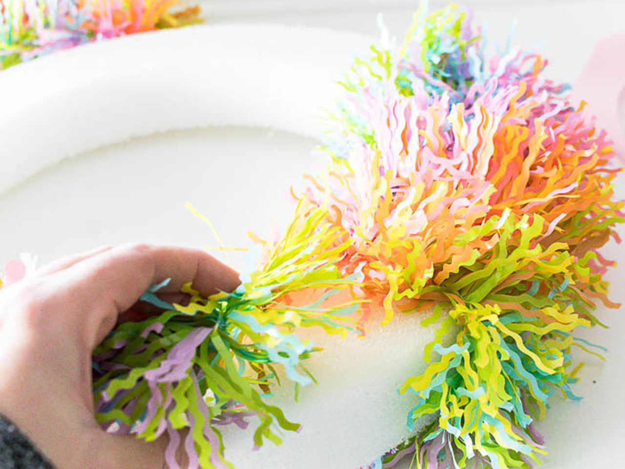 Diy Easter Bunny Wreath 