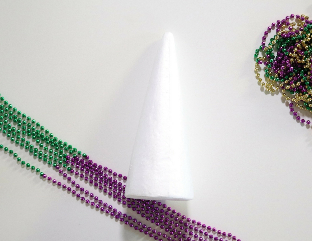 mardi gras cone hat