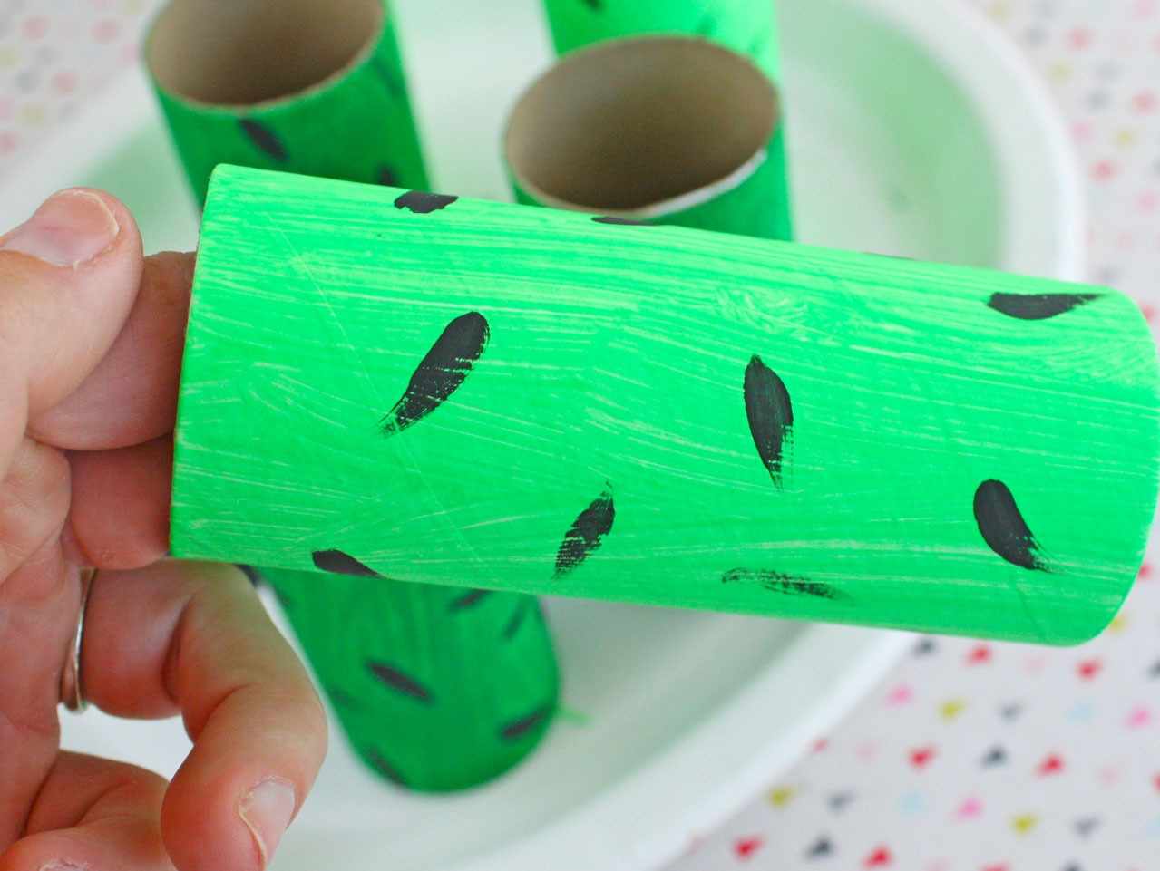 Toilet Paper Roll Cactus - The Best Ideas for Kids