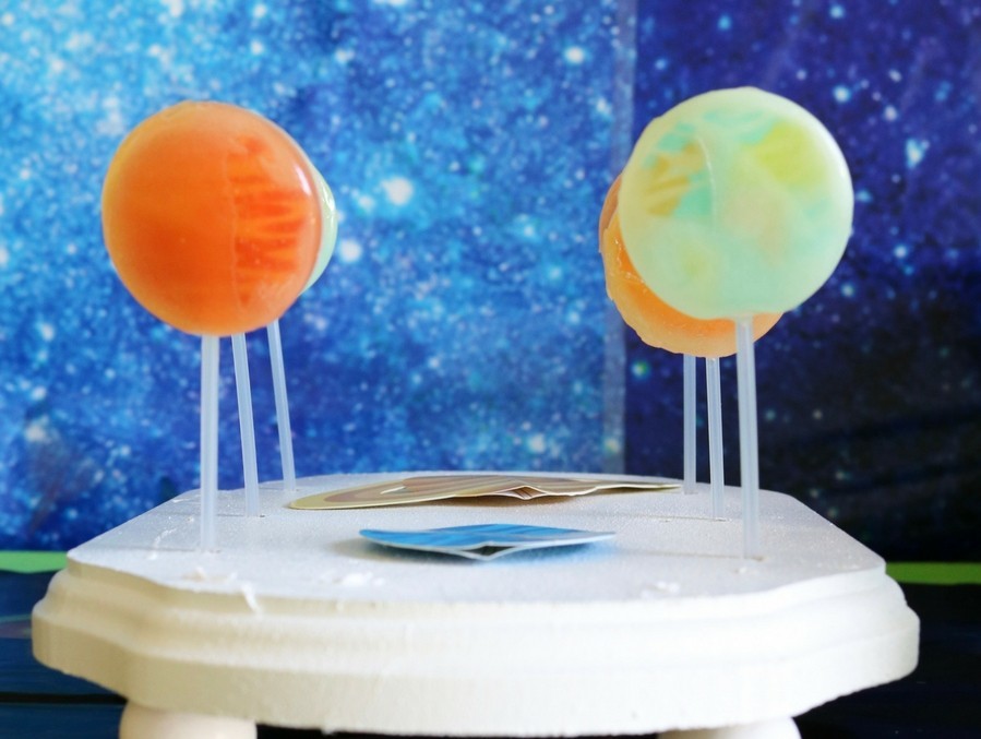 Space Themed Dessert Table and Backdrop | Fun365