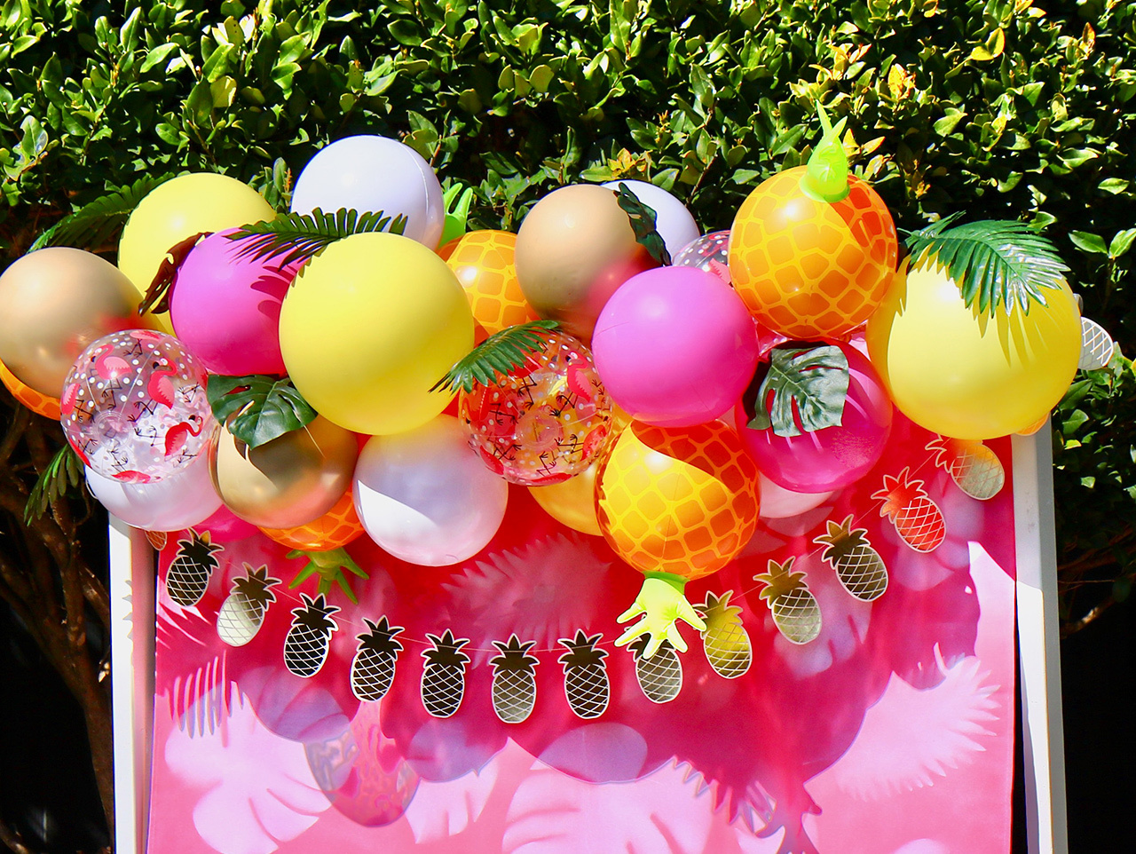 Beach Birthday Garland Beach First Birthday Decorations Beach Ball