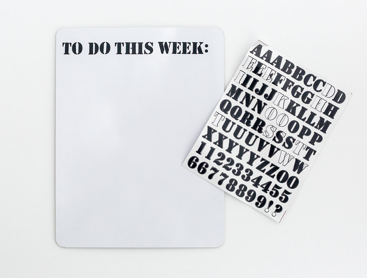 Days of the Week Stickers 2 x 1