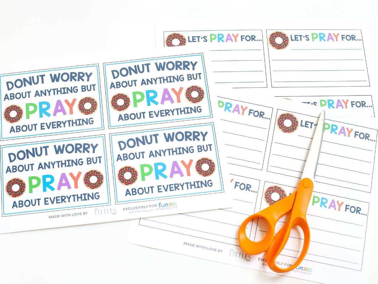 Donut Worry Kids Diy Prayer Box Fun365