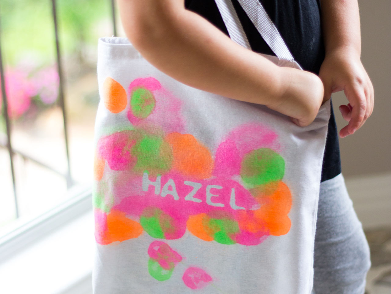 DIY Painted Tote Bag — Little Miss Party