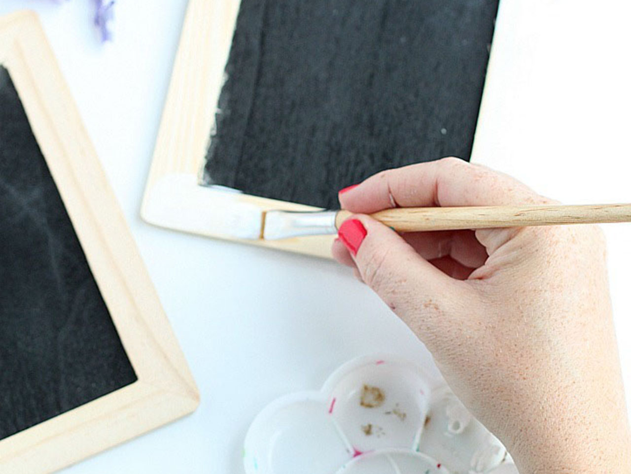 DIY Unfinished Wood Chalkboards