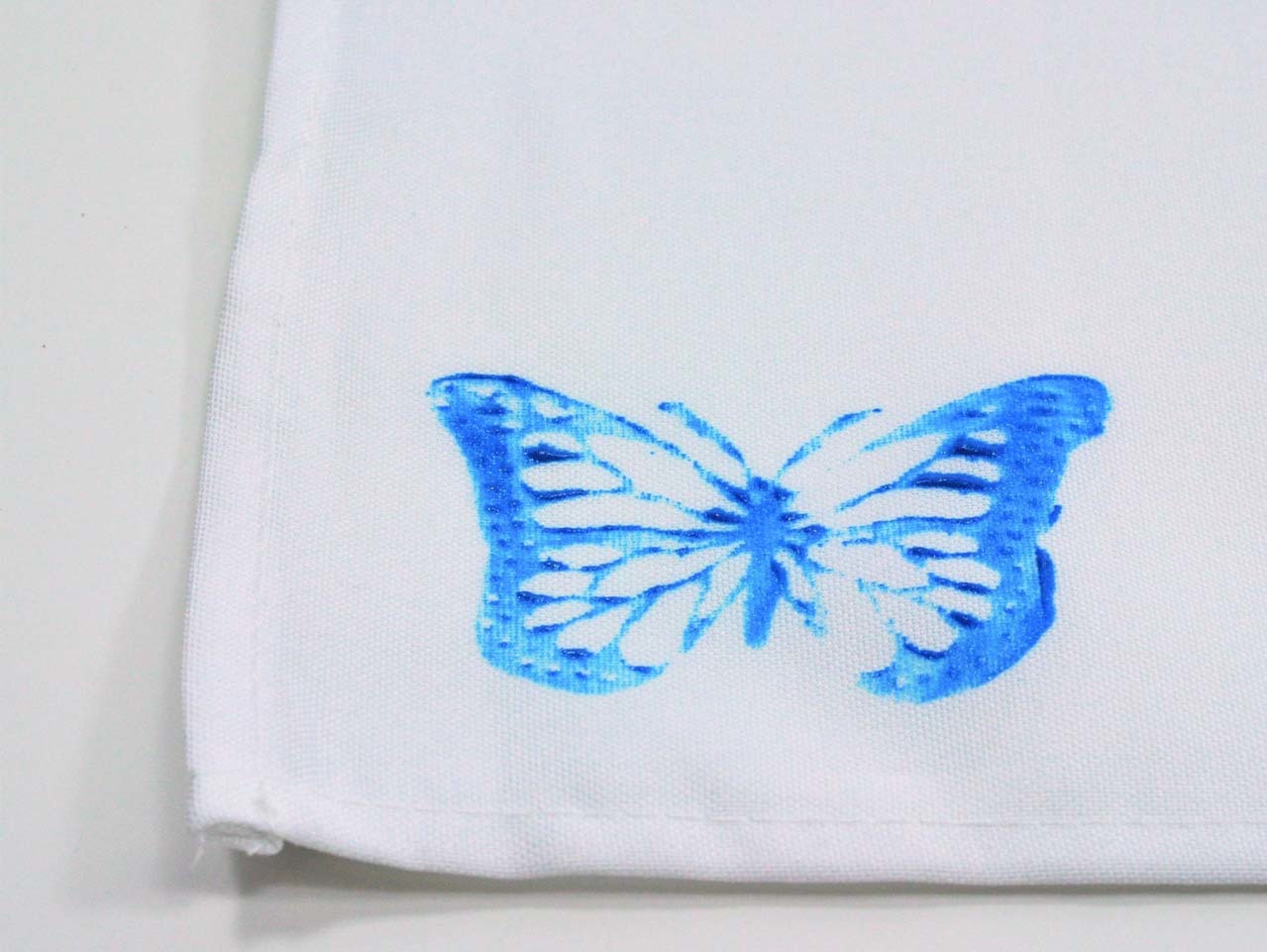 DIY Woodblock Print Butterfly Napkins | Fun365