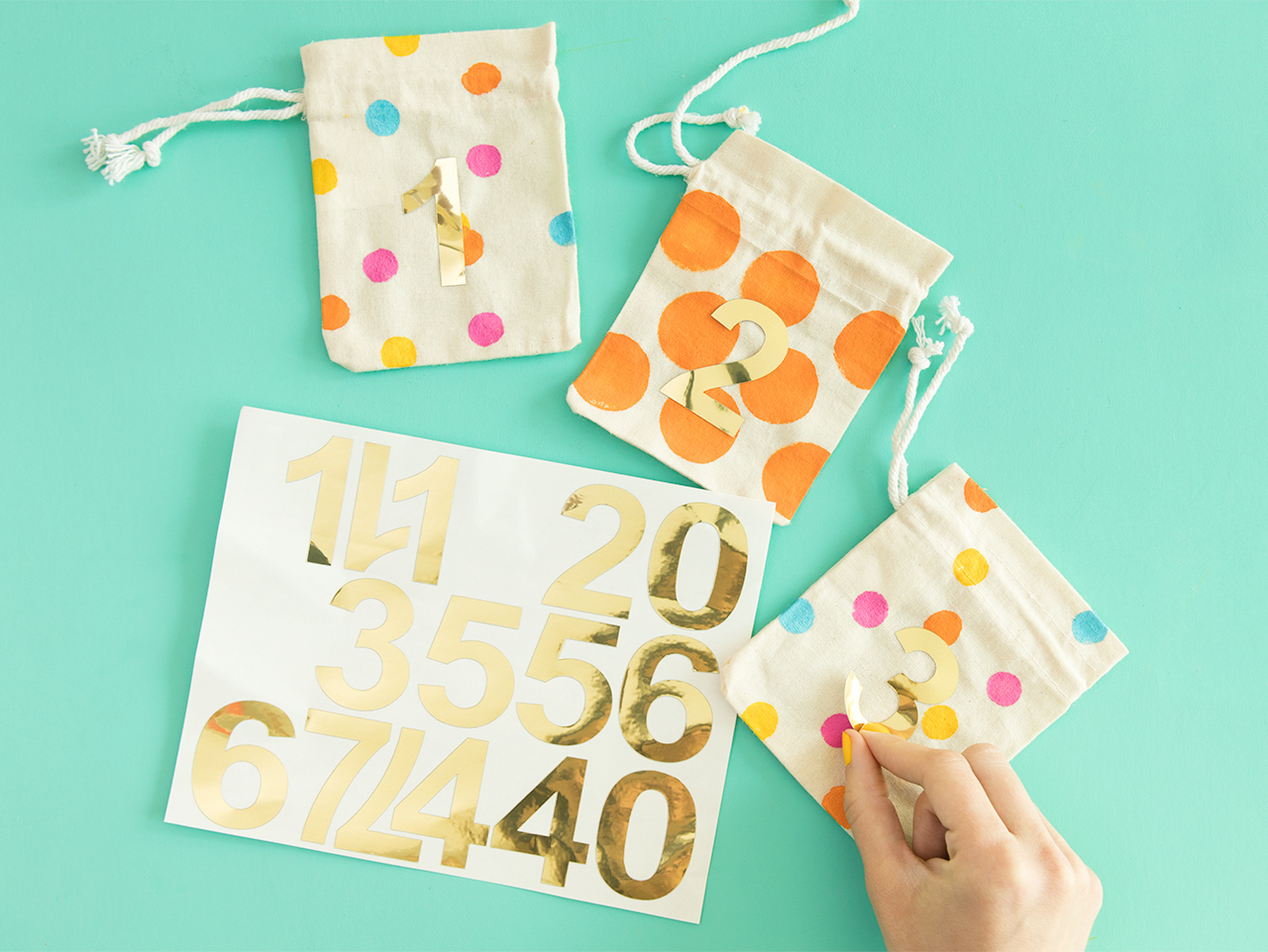 DIY Easter Treat Bag Countdown Calendar