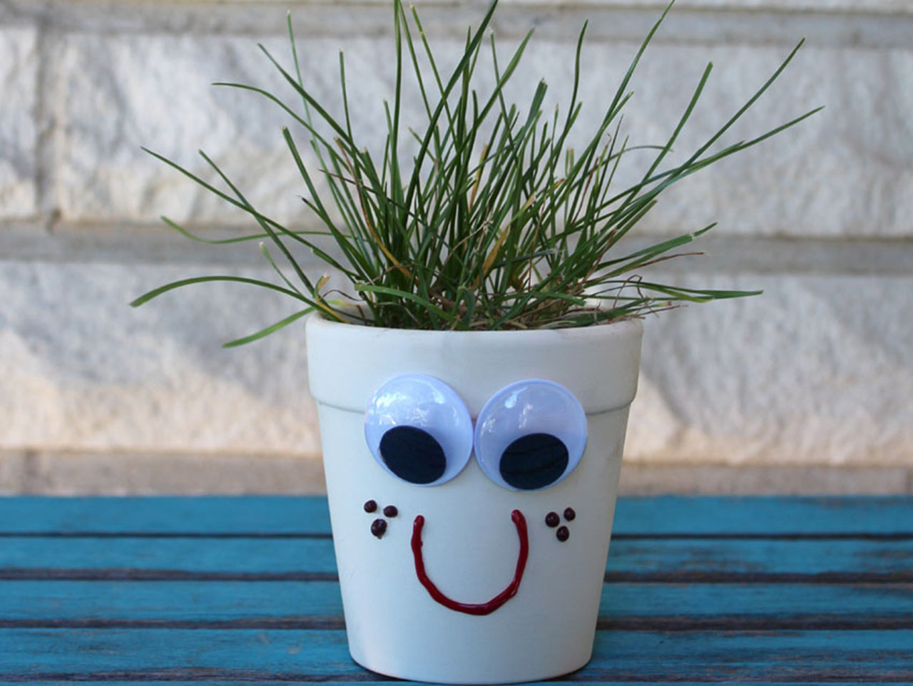 Easy Grass Head Planter Craft for Kids | Fun365