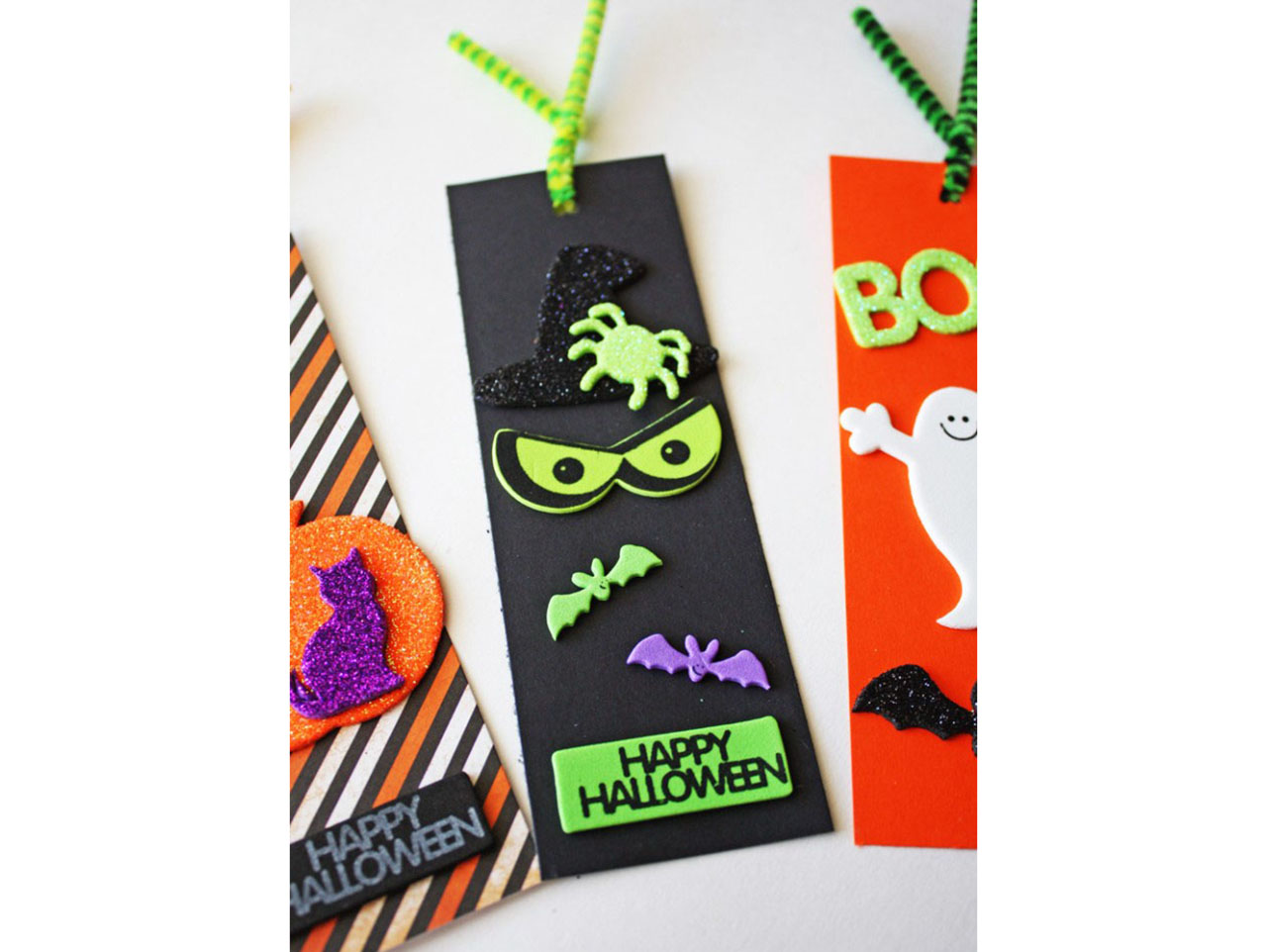 Halloween Bookmarks, Personalized Bookmarks