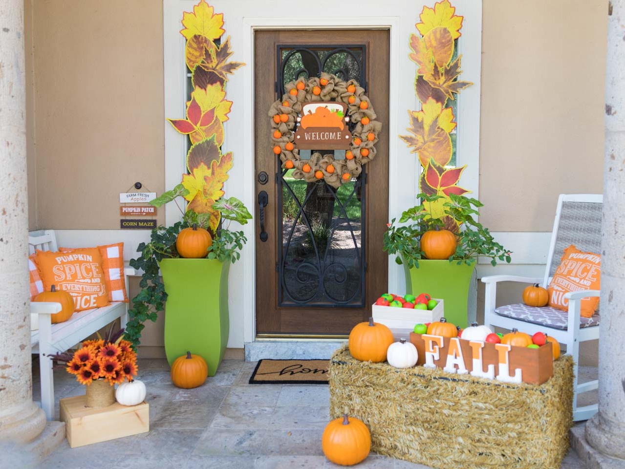 DIY Pumpkin Harvest Fall Wreath | Fun365