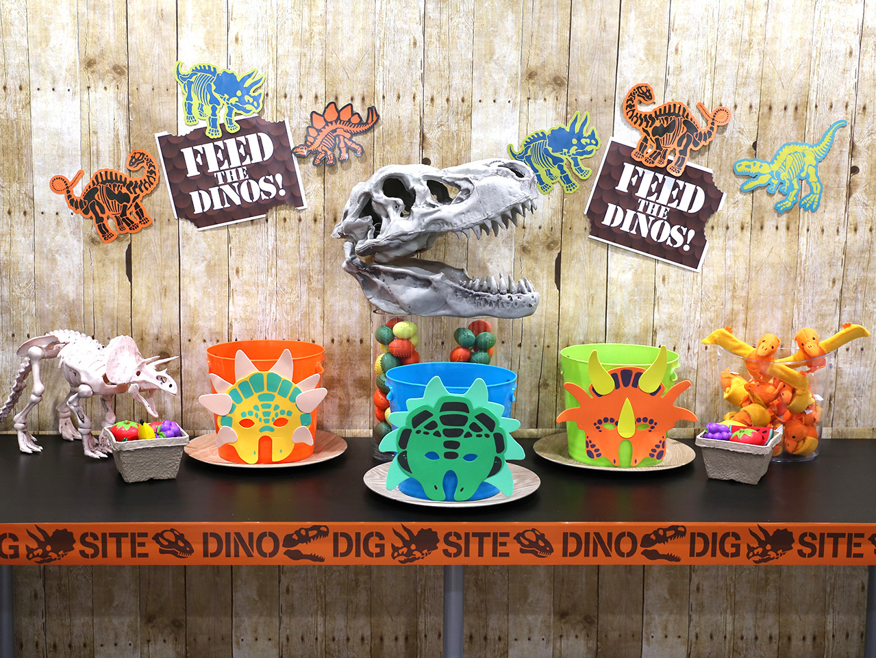 Party Game Feed the Trex Printable Game Dinosaur Birthday 
