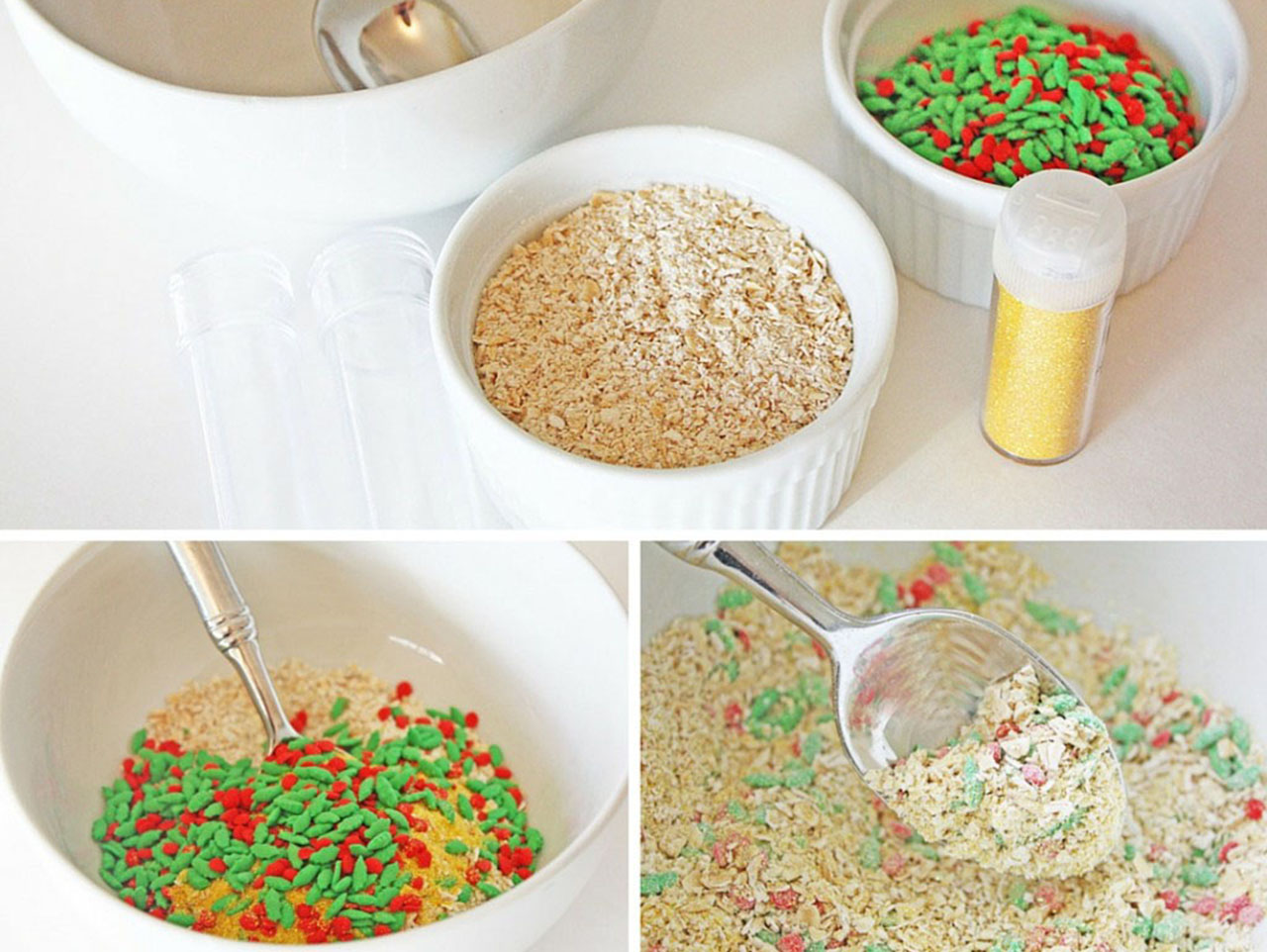 How To Make Reindeer Food - A Dab of Glue Will Do