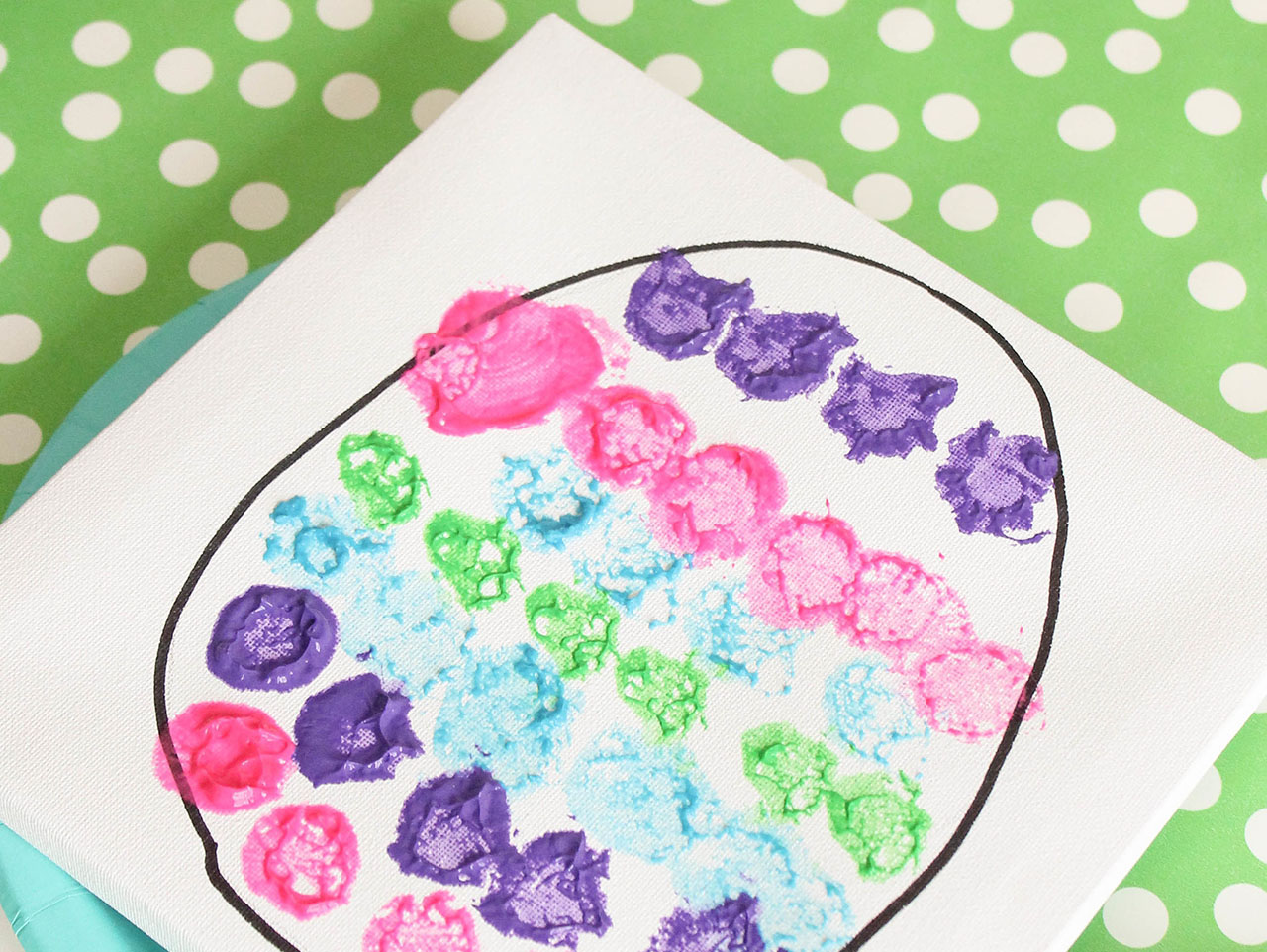 Colorful Easter Egg Art | Fun365