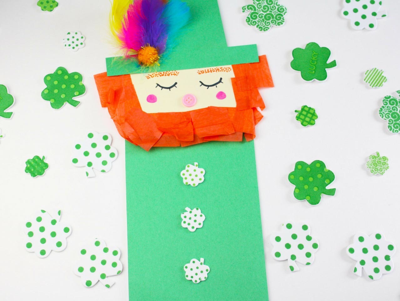 Leprechaun Paper Bag Puppet | Fun365