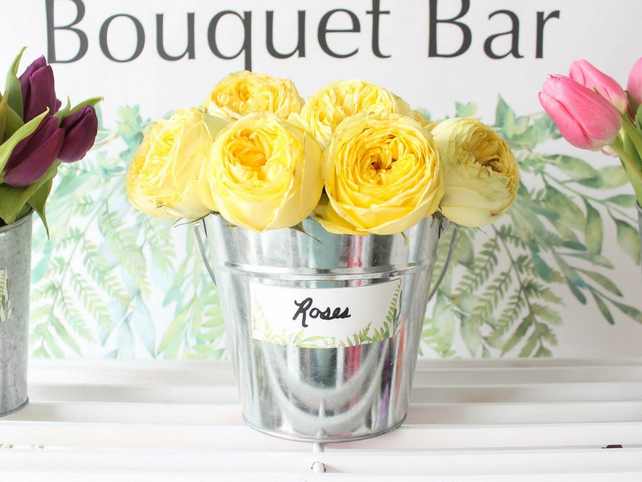 DIY Bouquet Bar: The Perfect Brunch or Bridal Shower Activity - Fif
