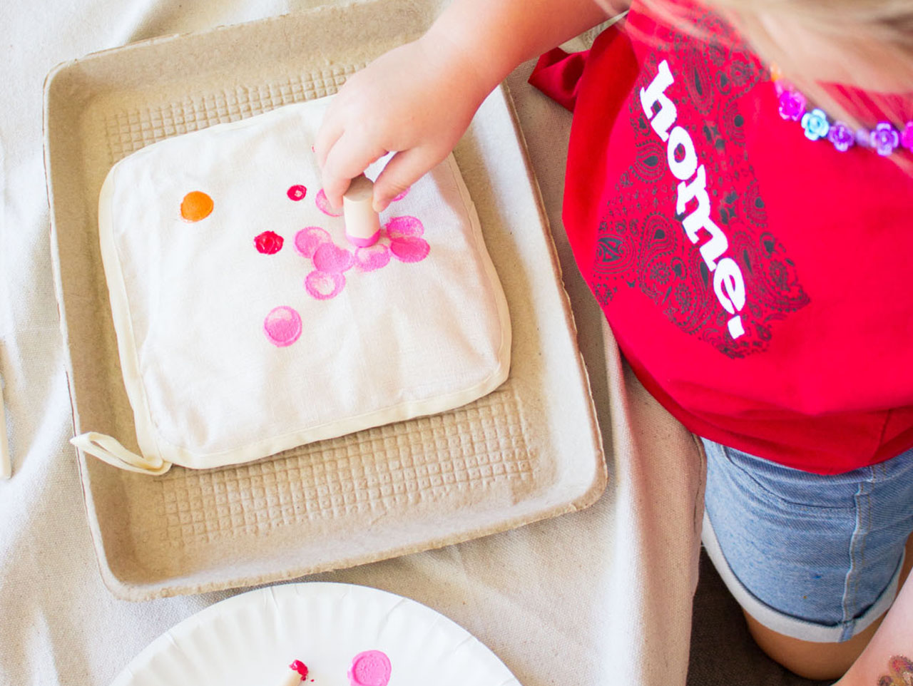 Adorable Painted Pot Holders Craft