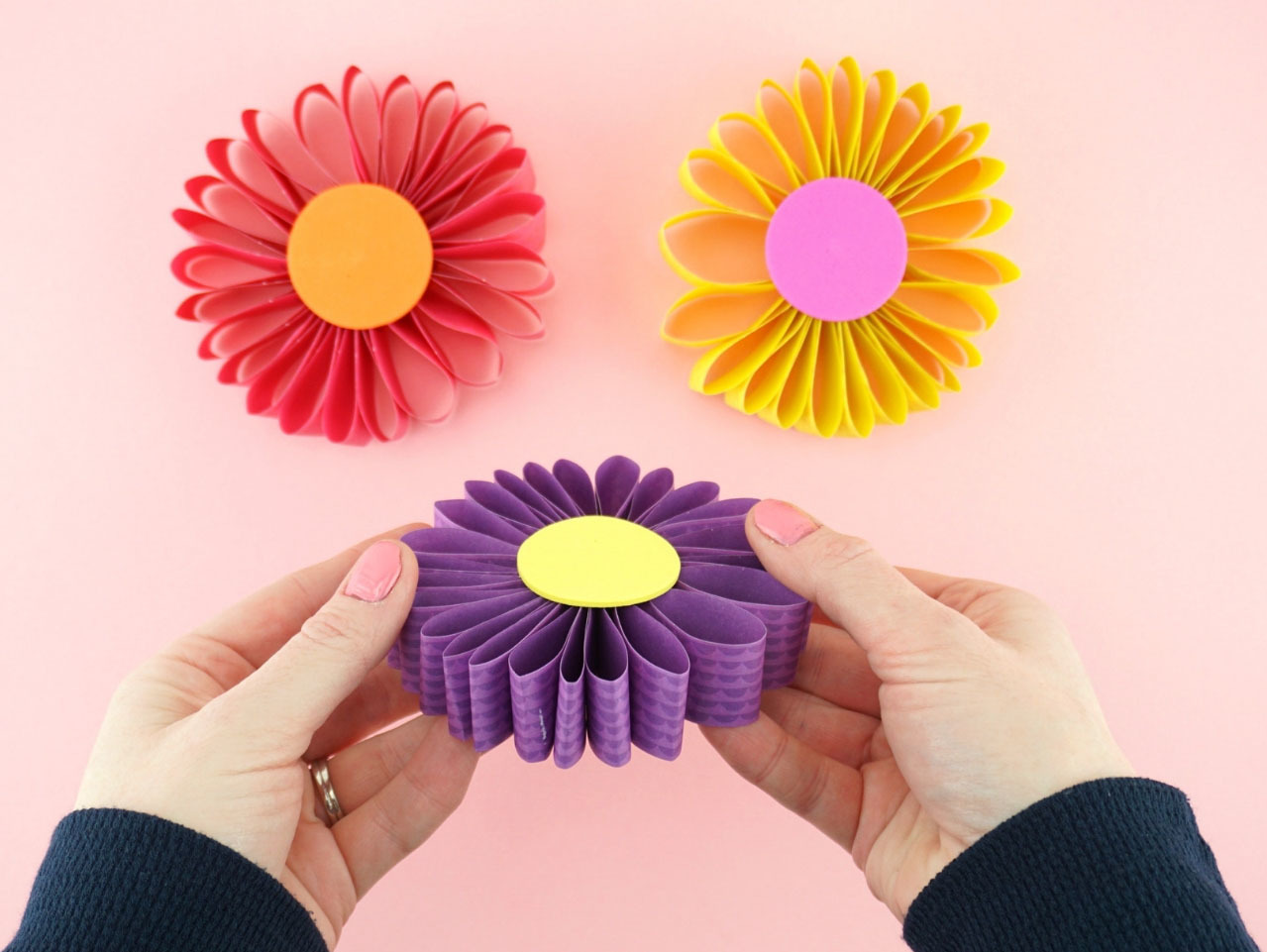 Paper Flower Craft - Mess for Less