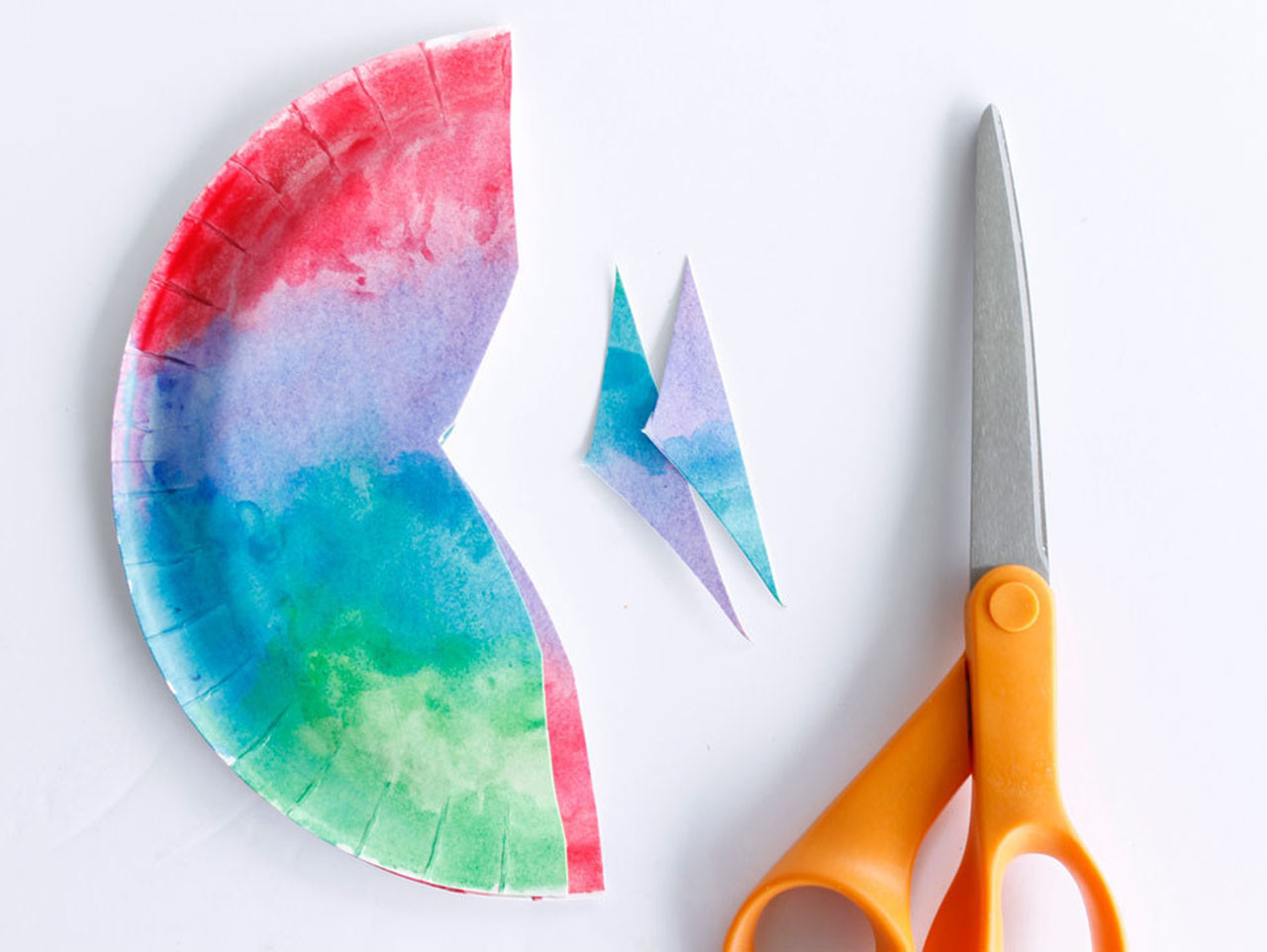 Watercolor Paper Plate Butterflies | Fun365