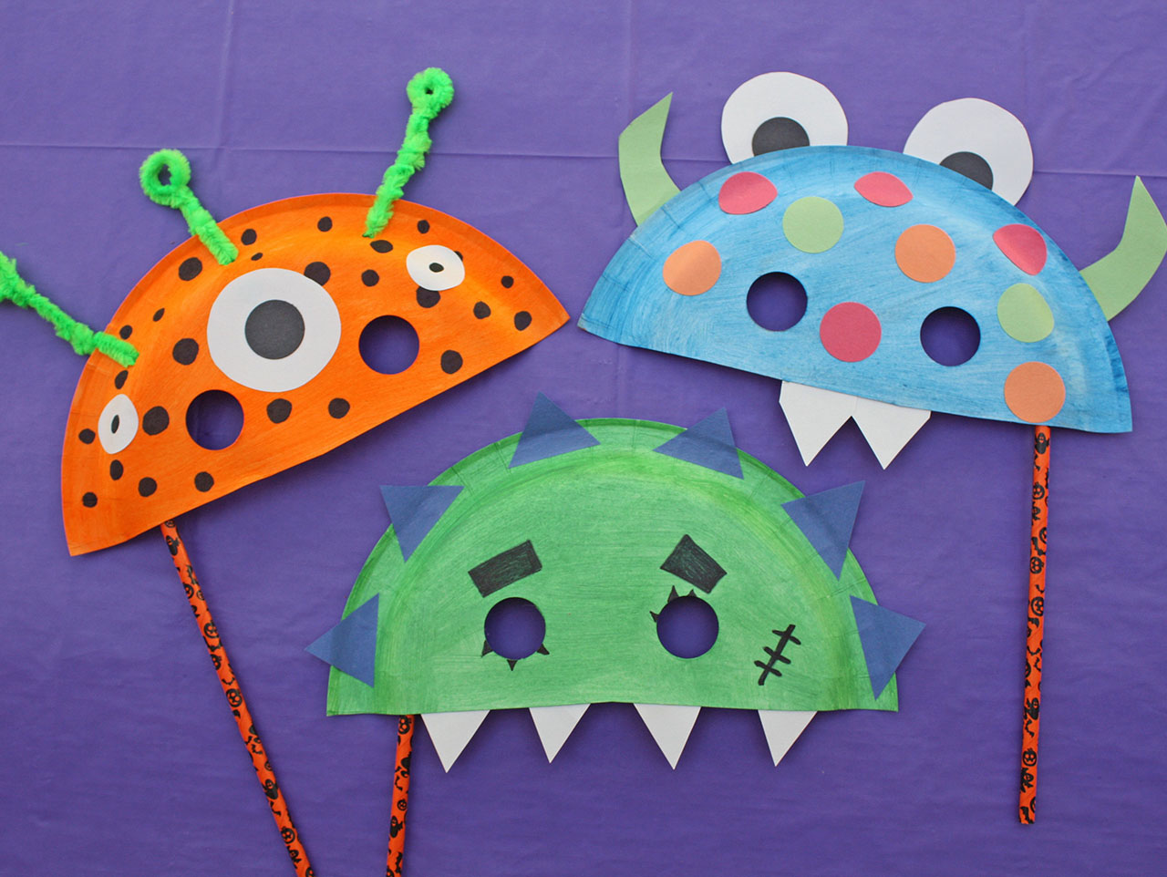Paper Plate Masks! - Fun Crafts Kids
