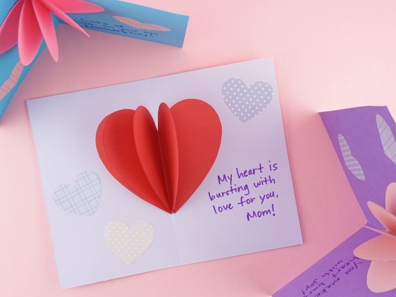 DIY Pop-Up Heart Mother's Day Card | Fun365