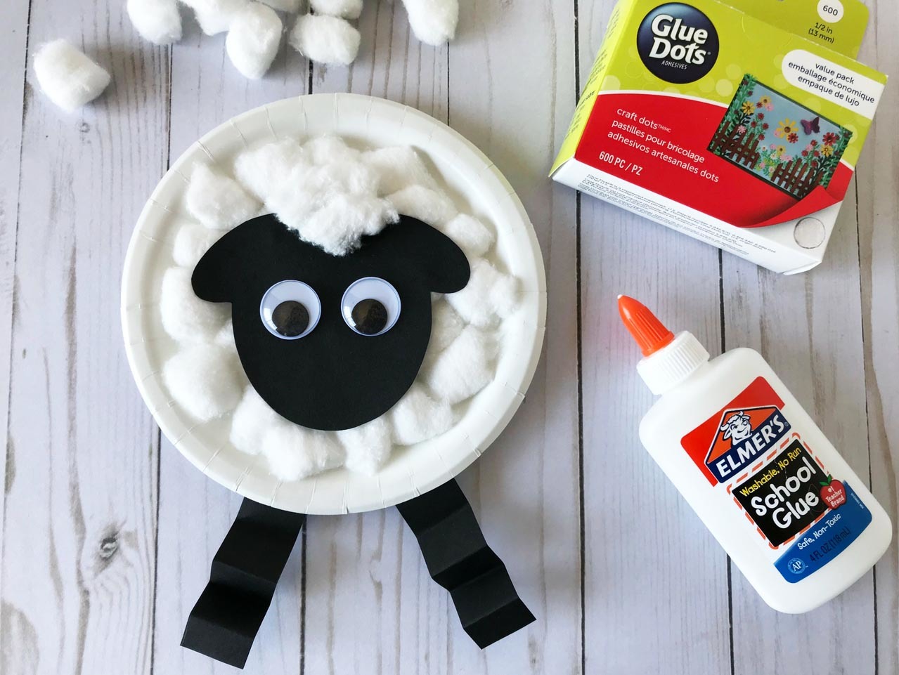 Paper Plate Sheep Craft – Housing a Forest