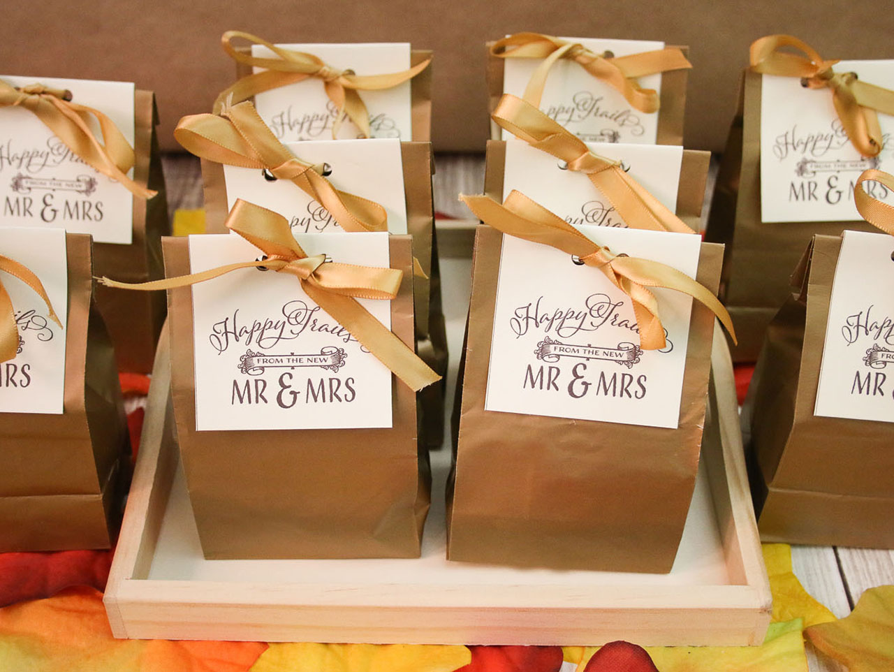 Pumpkin Trail Mix Wedding Favors | Fun365