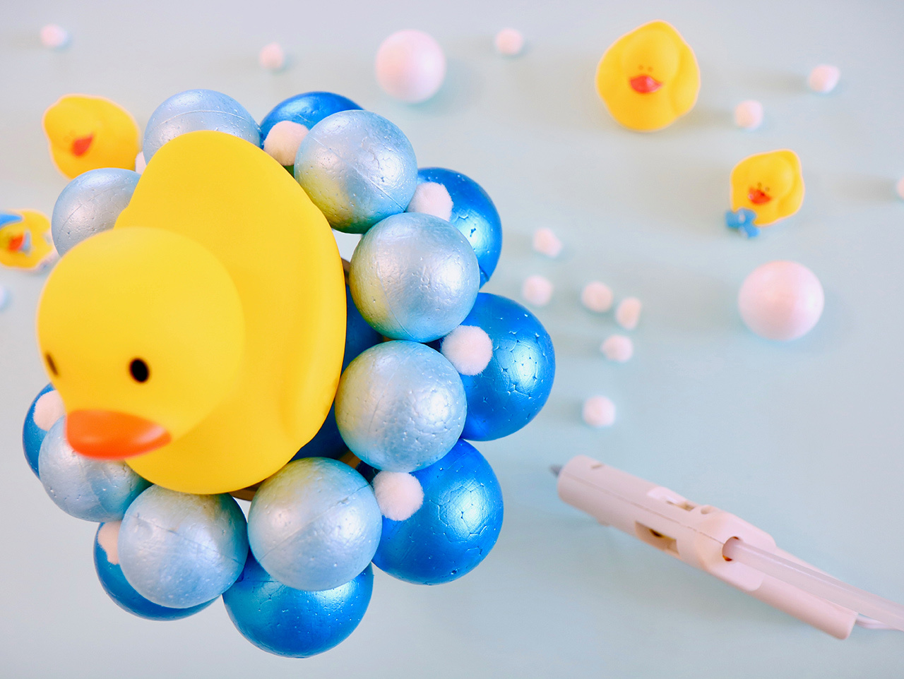 rubber duck baby shower centerpiece ideas