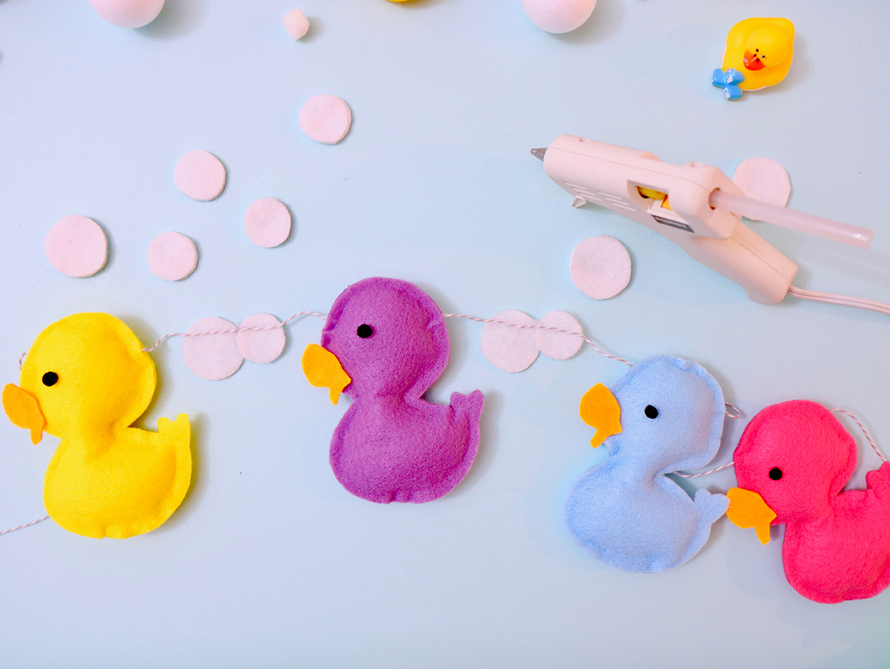 Rubber Ducky Baby Shower Blue Step Photo Backdrop Decorations Handmade Products