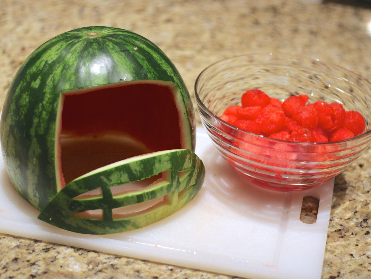 Watermelon Football Helmet Fruit Bowl Fun365