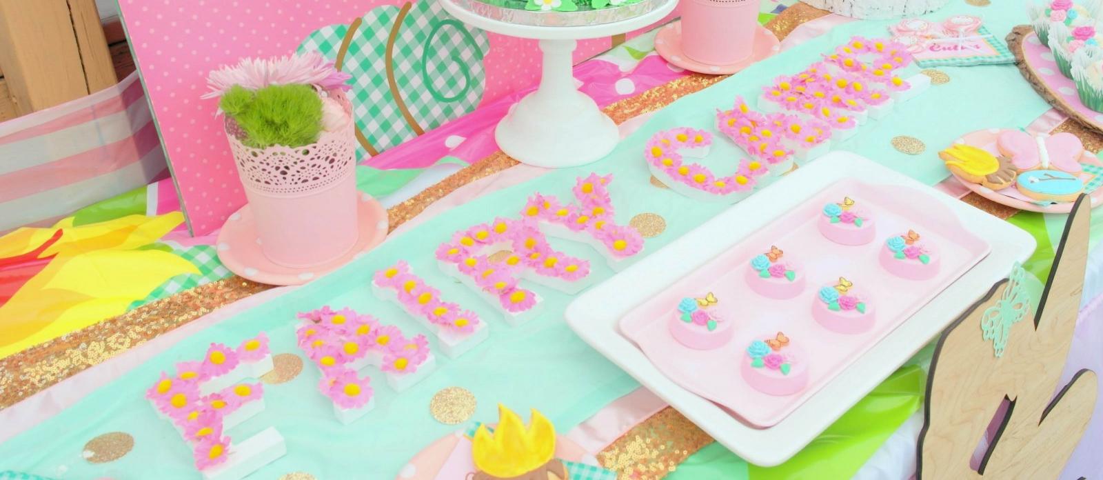 DIY Fairy Camp Floral Sign
