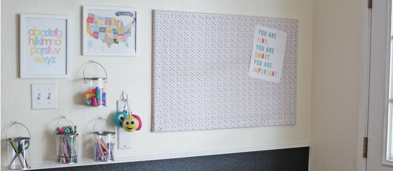 Get Organized: DIY Kids Art Station