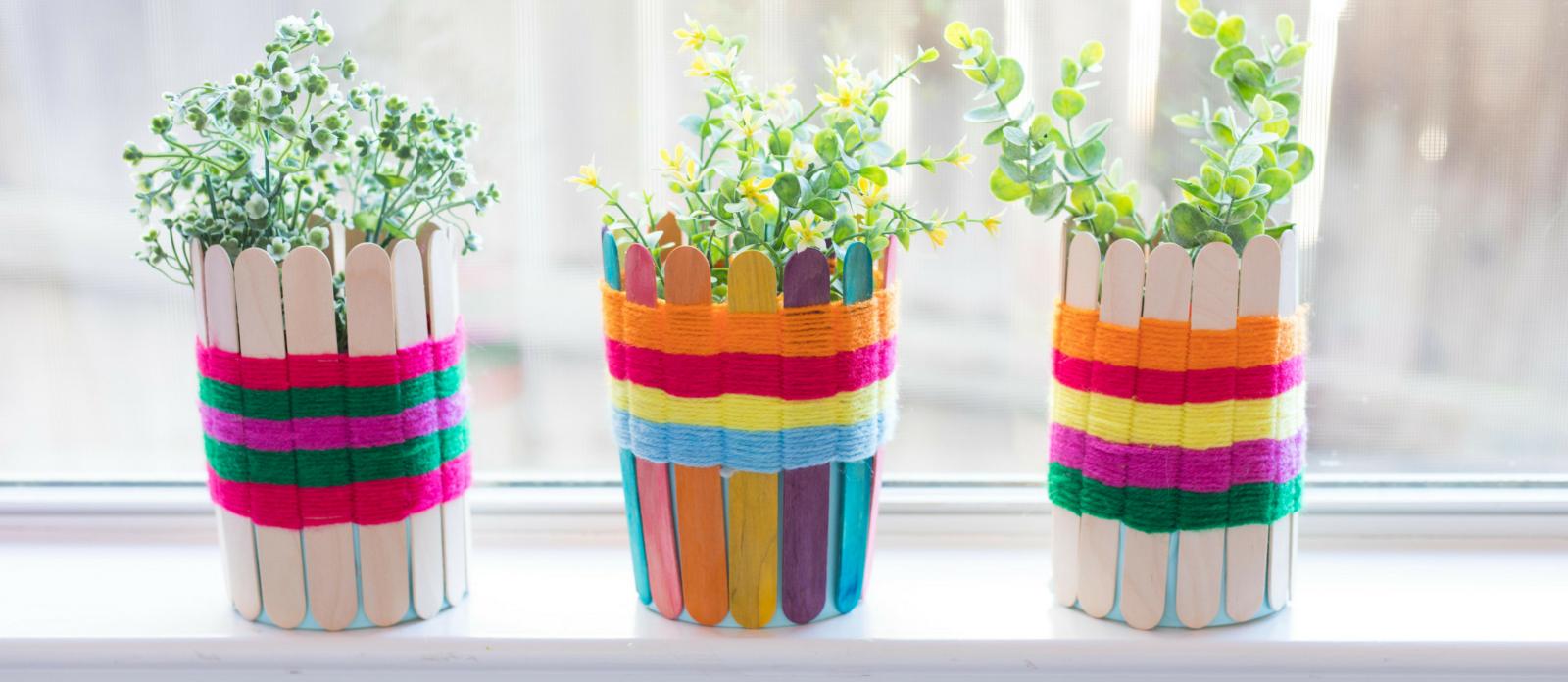 DIY Colored Popsicle Sticks, How to make Colored Craft Sticks at  home