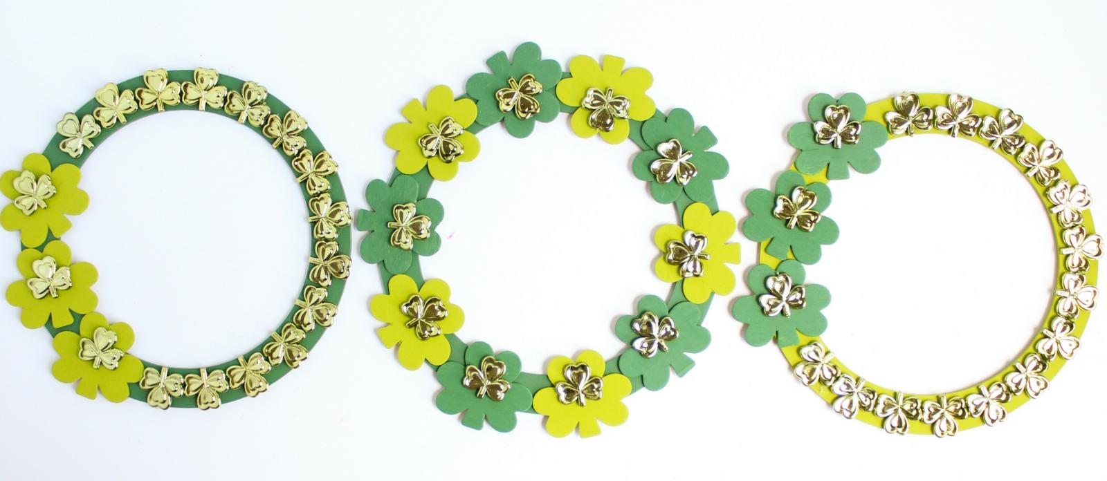 Modern Shamrock Wreaths