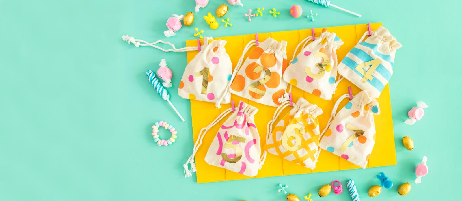 DIY Easter Treat Bag Countdown Calendar