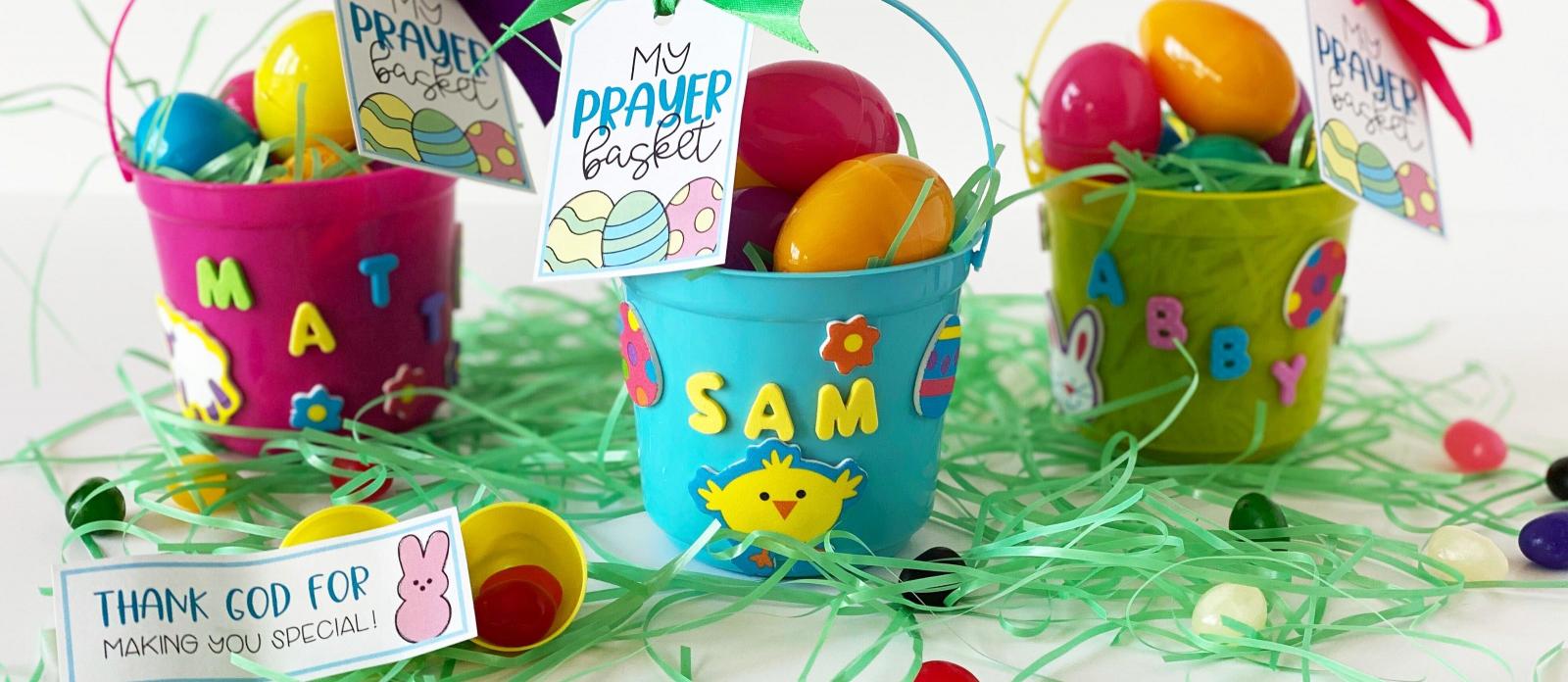 Easter Egg Prayer Basket