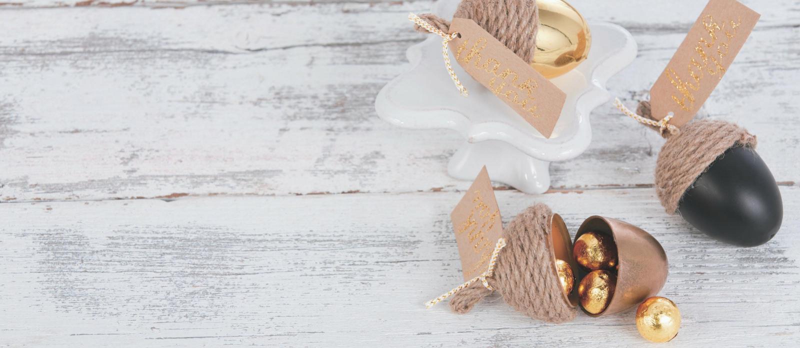 Fall Acorn Wedding Favors