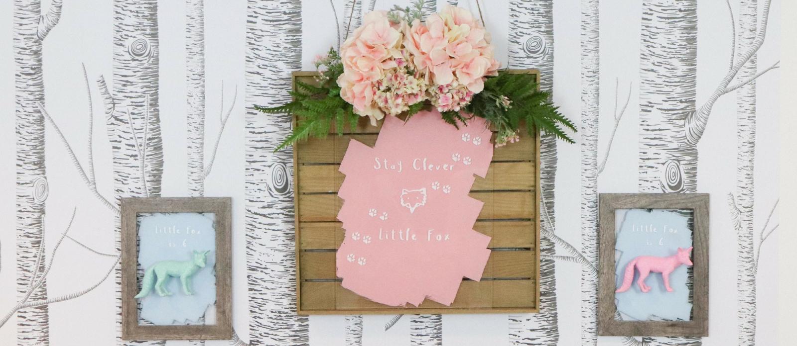 DIY Clever Little Fox Signage