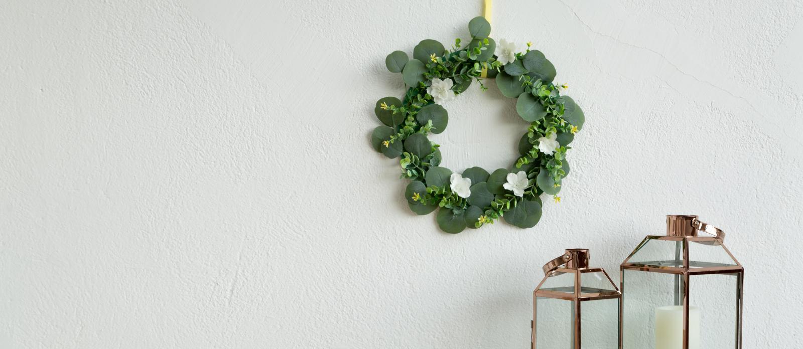 DIY Spring Eucalyptus Wreath