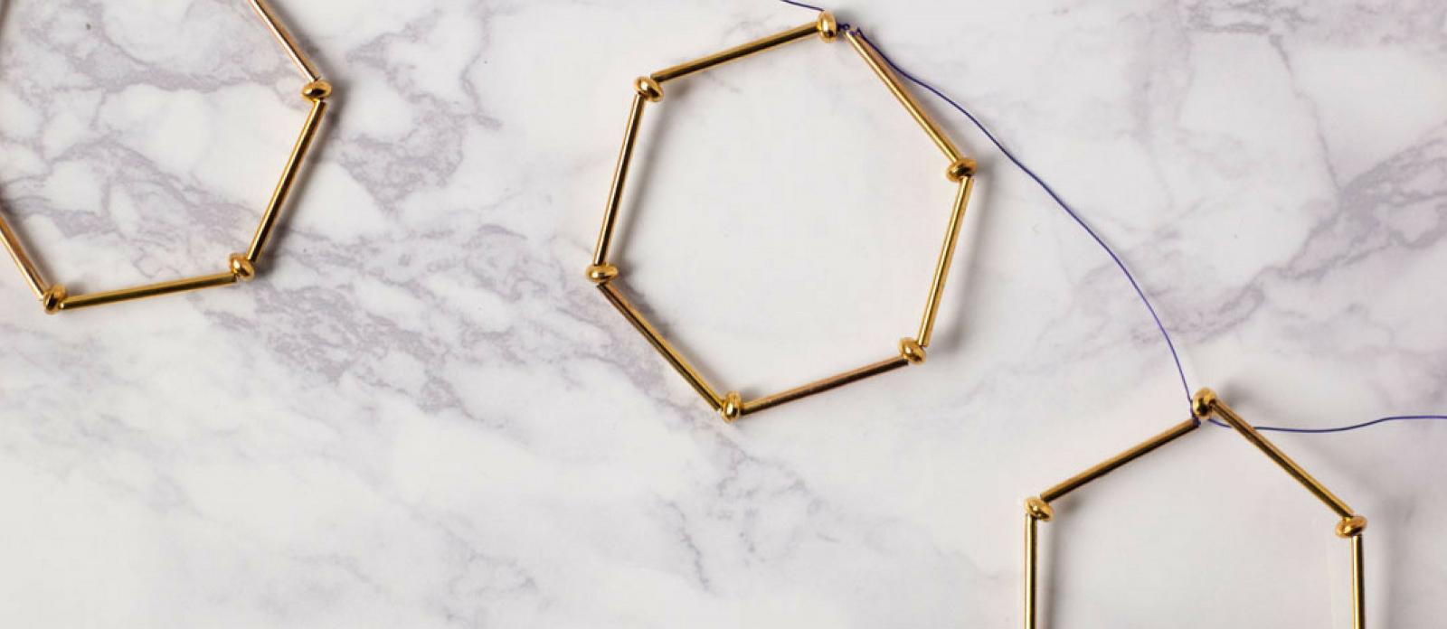Metal Hexagon Banner DIY