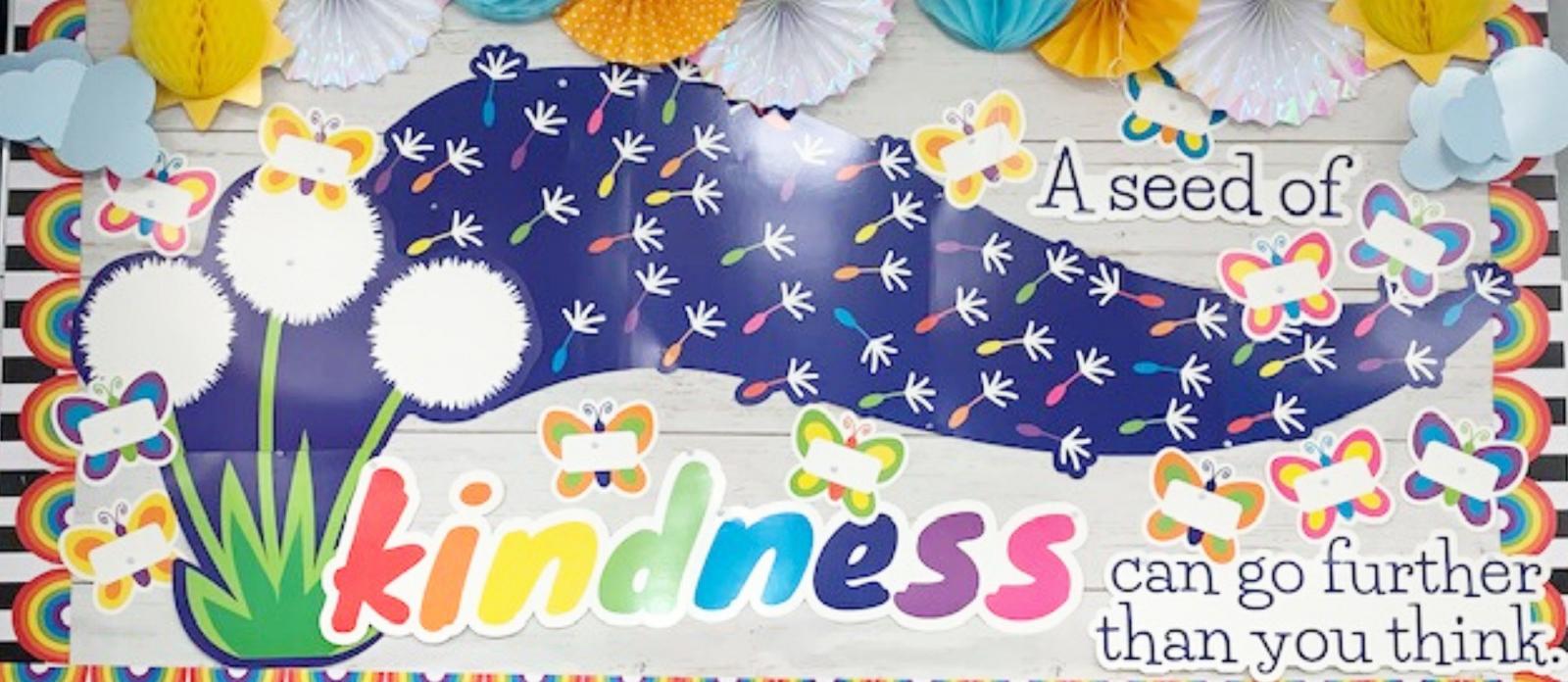 Promoting Kindness Bulletin Board | Fun365