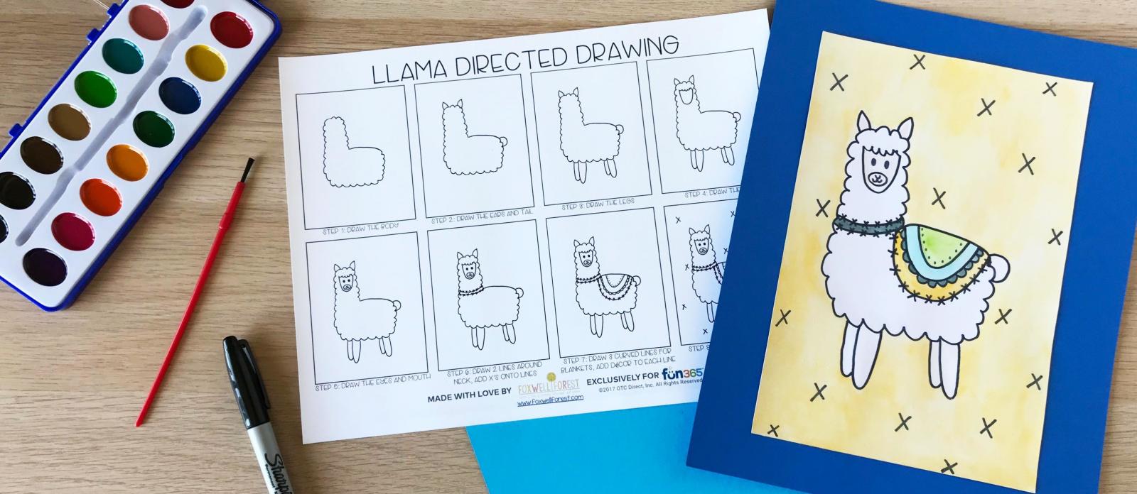 Llama Directed Drawing