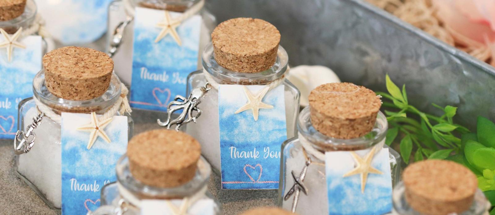 DIY Infused Salt Wedding Favors