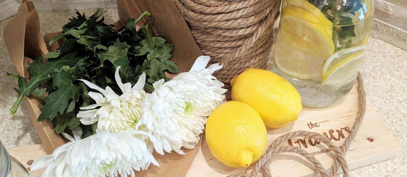 DIY Mason Jar with Rope