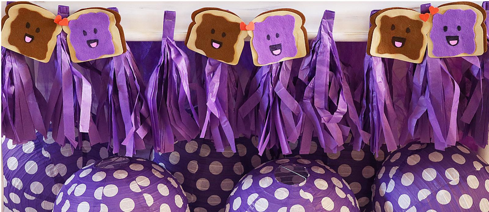 PB & J Tassel Garland